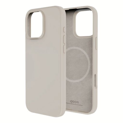 QDOS รุ่น Touch Pure with Snap - เคส iPhone 16 Pro Max - สี Beige Titanium - Image 6