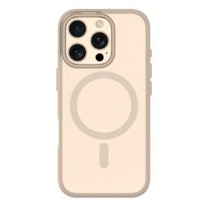 QDOS รุ่น Hybrid Soft With Snap - เคส iPhone 16 Pro - สี Beige Titanium