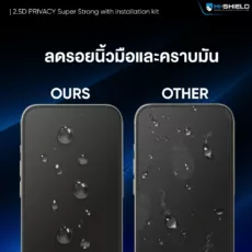 Hishield รุ่น 2.5D Privacy Super Kit - ฟิล์มกระจก iPhone 16 Pro