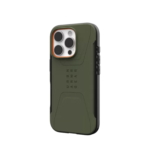 UAG รุ่น Civilian Magsafe - เคส iPhone 16 Pro - สี Olive Drab