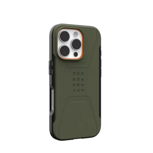 UAG รุ่น Civilian Magsafe - เคส iPhone 16 Pro - สี Olive Drab