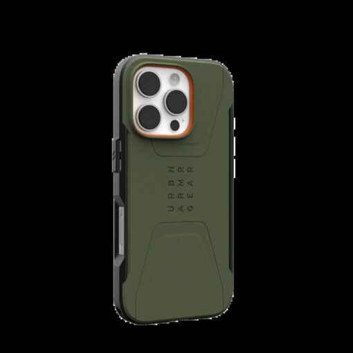 UAG รุ่น Civilian Magsafe - เคส iPhone 16 Pro - สี Olive Drab - Image 4
