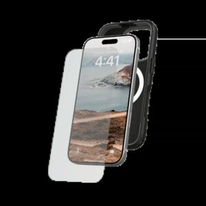 UAG รุ่น Glass Shield - ฟิล์มกระจก iPhone 16 Pro - สี Clear