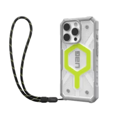 UAG รุ่น Pathfinder Clear Magsafe Bundle - เคส iPhone 16 Pro Max - สี Active Neon/Lanyard