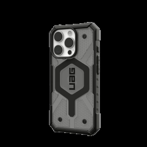 UAG รุ่น Pathfinder Clear Magsafe - เคส iPhone 16 Pro - สี Ash - Image 3