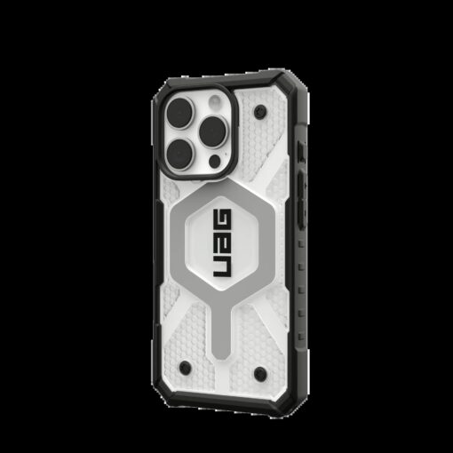 UAG รุ่น Pathfinder Clear Magsafe - เคส iPhone 16 Pro - สี Ice - Image 4