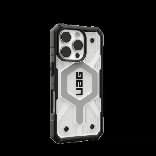 UAG รุ่น Pathfinder Clear Magsafe - เคส iPhone 16 Pro - สี Ice - Image 3