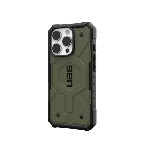 UAG รุ่น Pathfinder Magsafe - เคส iPhone 16 Pro - สี Olive Drab - Image 3