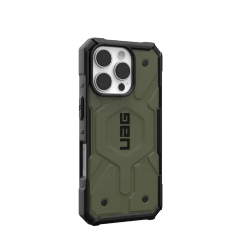 UAG รุ่น Pathfinder Magsafe - เคส iPhone 16 Pro - สี Olive Drab - Image 4