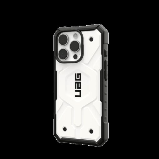 UAG รุ่น Pathfinder Magsafe - เคส iPhone 16 Pro - สี White - Image 3