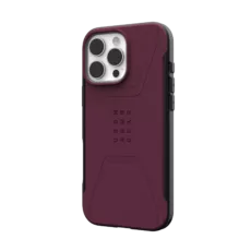 UAG รุ่น Civilian Magsafe - เคส iPhone 16 Pro Max - สี Bordeaux