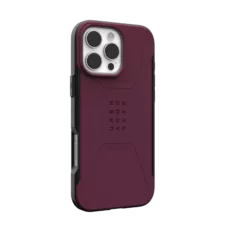UAG รุ่น Civilian Magsafe - เคส iPhone 16 Pro Max - สี Bordeaux