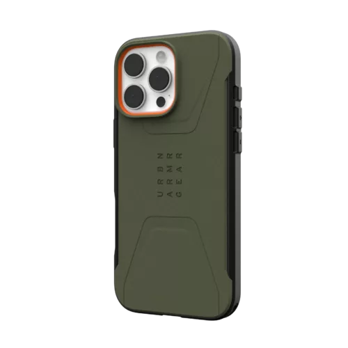 UAG รุ่น Civilian Magsafe - เคส iPhone 16 Pro Max - สี Olive Drab