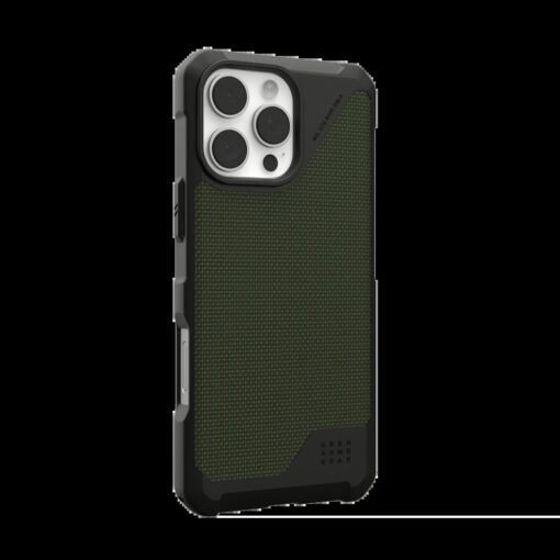 UAG รุ่น Metropolis LT Magsafe - เคส iPhone 16 Pro Max - สี Kevlar Olive - Image 4