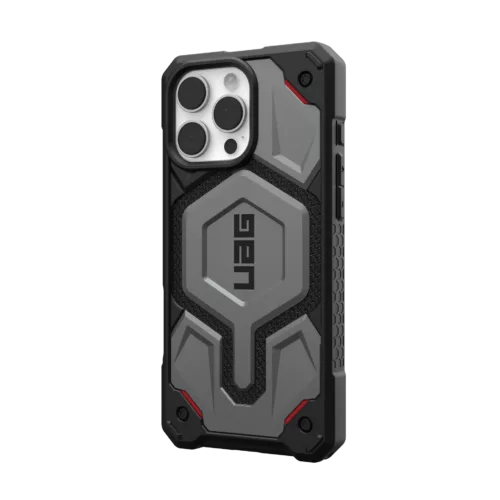 UAG รุ่น Monarch Pro - เคส iPhone 16 Pro Max - สี Kevlar Silver