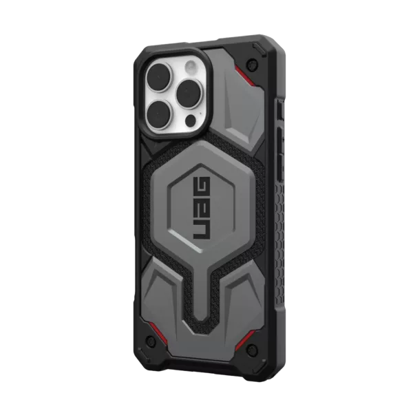 UAG รุ่น Monarch Pro - เคส iPhone 16 Pro Max - สี Kevlar Silver