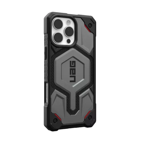 UAG รุ่น Monarch Pro - เคส iPhone 16 Pro Max - สี Kevlar Silver