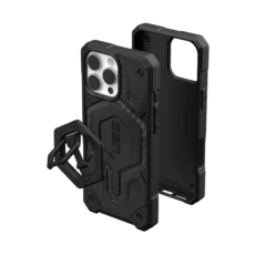 UAG รุ่น Monarch Pro Bundle - เคส iPhone 16 Pro Max - สี Carbon Fiber/Black Stand