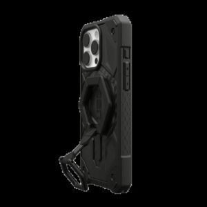 UAG รุ่น Monarch Pro Bundle - เคส iPhone 16 Pro Max - สี Carbon Fiber/Black Stand