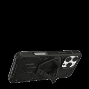 UAG รุ่น Monarch Pro Bundle - เคส iPhone 16 Pro Max - สี Carbon Fiber/Black Stand