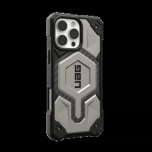 UAG รุ่น Monarch Pro - เคส iPhone 16 Pro Max - สี Titanium - Image 4