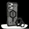 UAG รุ่น Pathfinder Clear Magsafe Bundle - เคส iPhone 16 Pro Max - สี Ash/Black Stand