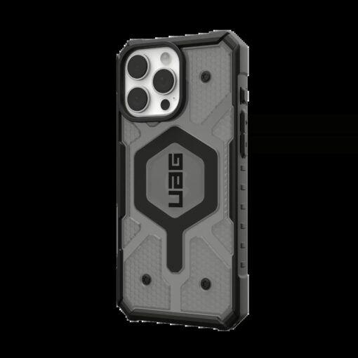 UAG รุ่น Pathfinder Clear Magsafe - เคส iPhone 16 Pro Max - สี Ash - Image 3