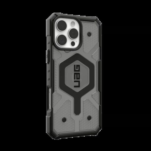 UAG รุ่น Pathfinder Clear Magsafe - เคส iPhone 16 Pro Max - สี Ash - Image 4