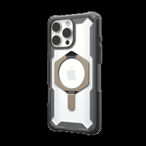 UAG รุ่น Plasma XTE Magsafe - เคส iPhone 16 Pro Max - สี Ash/Titanium - Image 4