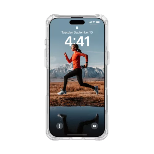 UAG รุ่น Plasma XTE Magsafe - เคส iPhone 16 Pro Max - สี Clear/Titanium