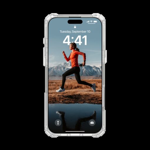 UAG รุ่น Plasma XTE Magsafe - เคส iPhone 16 Pro Max - สี Clear/Titanium - Image 2