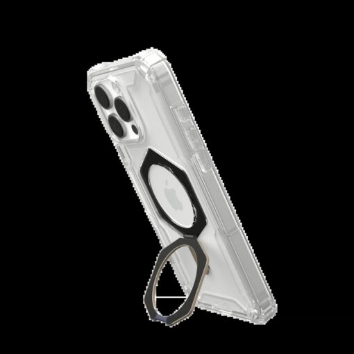 UAG รุ่น Plasma XTE Magsafe - เคส iPhone 16 Pro Max - สี Clear/Titanium - Image 7