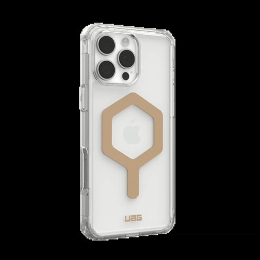 UAG รุ่น Plyo Magsafe - เคส iPhone 16 Pro - สี Ice/Gold - Image 4