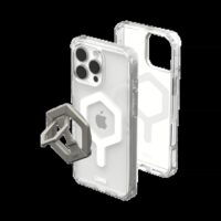 UAG รุ่น Plyo Magsafe Bundel - เคส iPhone 16 Pro Max - สี Ice White/Titanium Stand