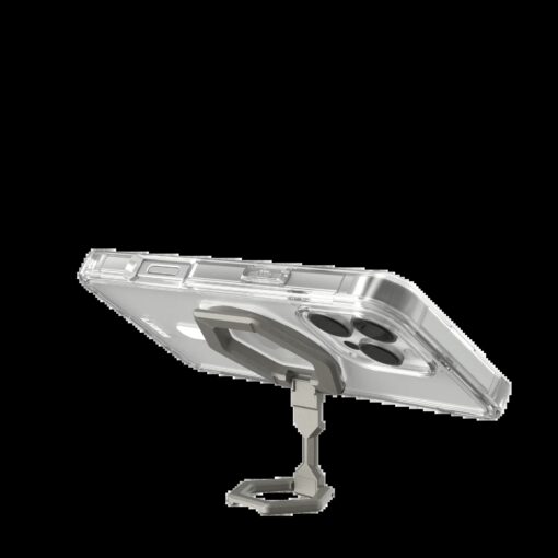 UAG รุ่น Plyo Magsafe Bundel - เคส iPhone 16 Pro Max - สี Ice White/Titanium Stand - Image 4