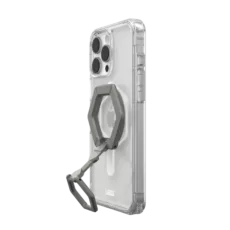 UAG รุ่น Plyo Magsafe Bundel - เคส iPhone 16 Pro Max - สี Ice White/Titanium Stand