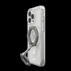 UAG รุ่น Plyo Magsafe Bundel - เคส iPhone 16 Pro Max - สี Ice White/Titanium Stand