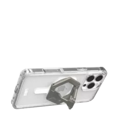 UAG รุ่น Plyo Magsafe Bundel - เคส iPhone 16 Pro Max - สี Ice White/Titanium Stand