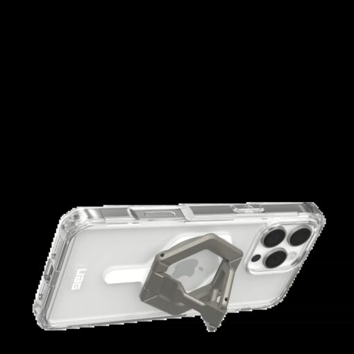 UAG รุ่น Plyo Magsafe Bundel - เคส iPhone 16 Pro Max - สี Ice White/Titanium Stand - Image 6