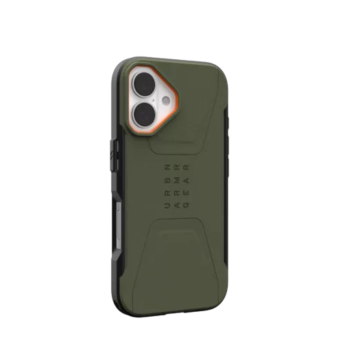 UAG รุ่น Civilian Magsafe - เคส iPhone 16 - สี Olive Drab