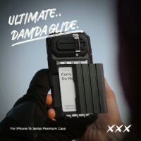 VRS รุ่น Damda Glide Ultimate - เคส iPhone 16 Pro Max - สี Black