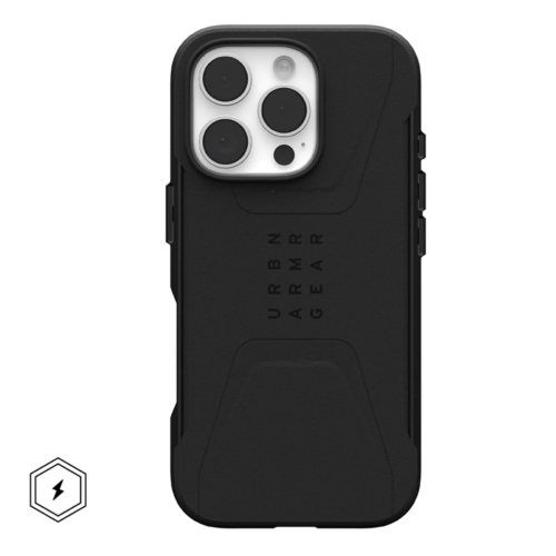 UAG รุ่น Civilian Magsafe - เคส iPhone 16 Pro Max - สี Black