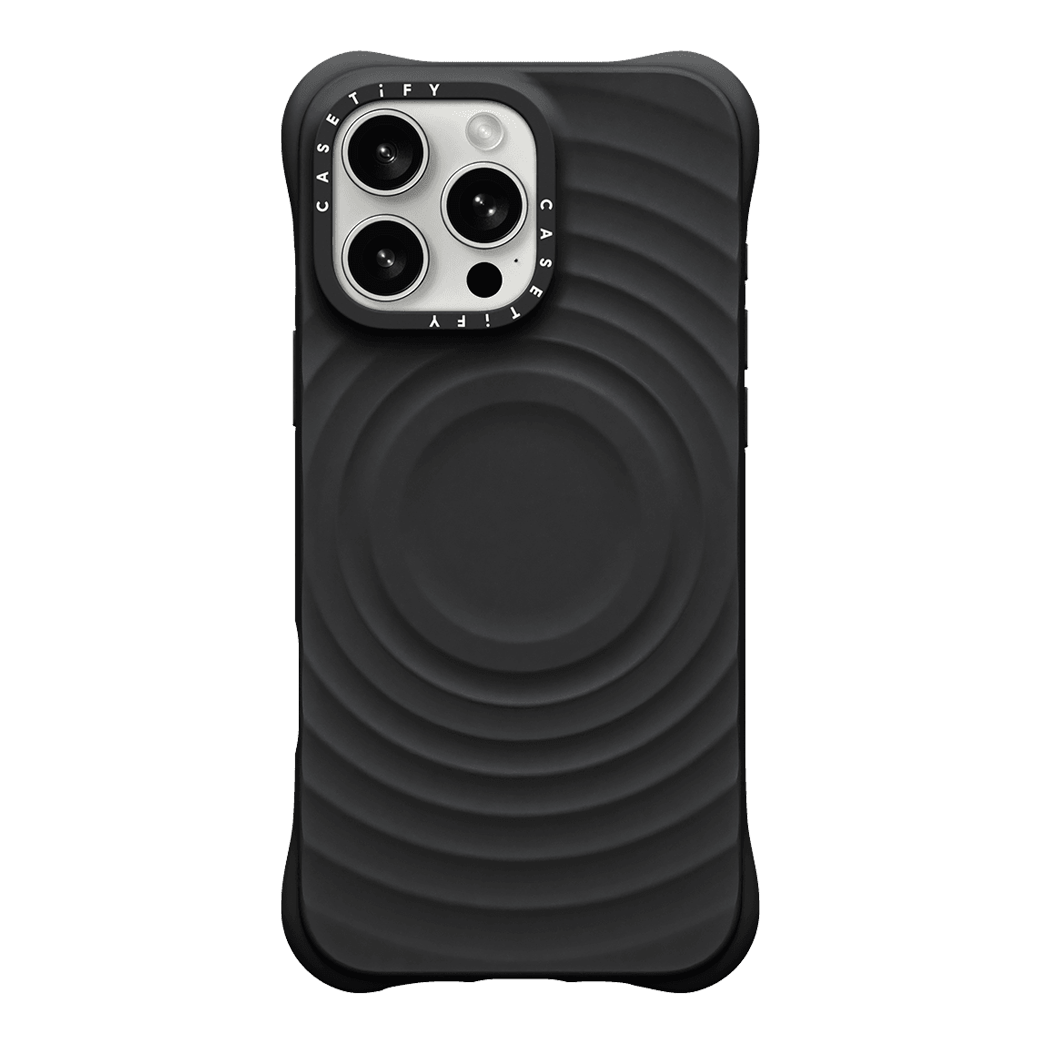 Casetify รุ่น Ripple Case - เคส iPhone 16 Pro Max - สี Black