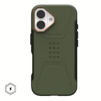 UAG รุ่น Civilian Magsafe - เคส iPhone 16 - สี Olive Drab