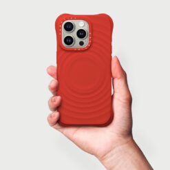 Casetify รุ่น Ripple Case - เคส iPhone 15 Pro Max - สี Scarlet Red