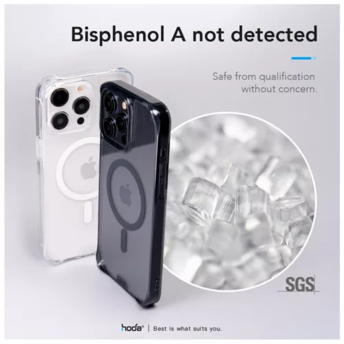 Hoda รุ่น Glass Case Crystal Pro with Magsafe - เคส iPhone 16 Pro Max - สี Clear
