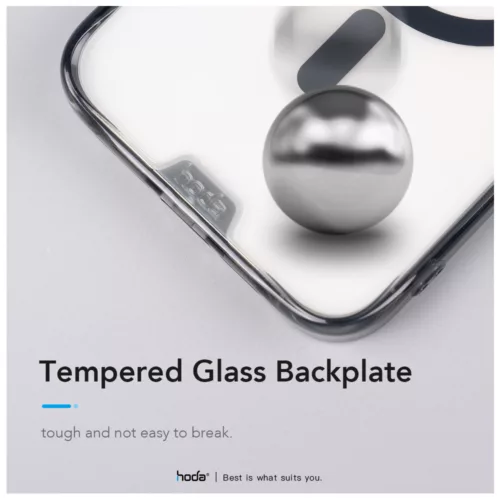 Hoda รุ่น Glass Case Crystal Pro with Magsafe - เคส iPhone 16 Pro Max - สี Clear