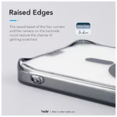 Hoda รุ่น Glass Case Crystal Pro with Magsafe - เคส iPhone 16 Pro Max - สี Clear
