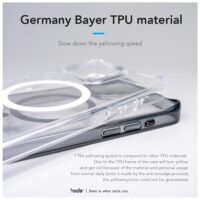 Hoda รุ่น Glass Case Crystal Pro with Magsafe - เคส iPhone 16 Pro Max - สี Clear