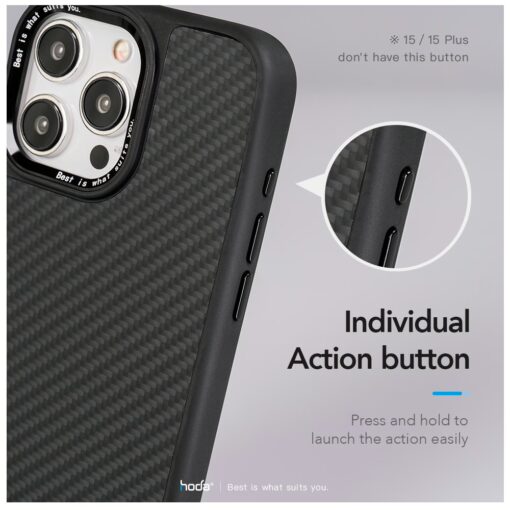Hoda รุ่น Diverse Case with Magsafe - เคส iPhone 16 Pro Max - สี Kevlar - Image 8